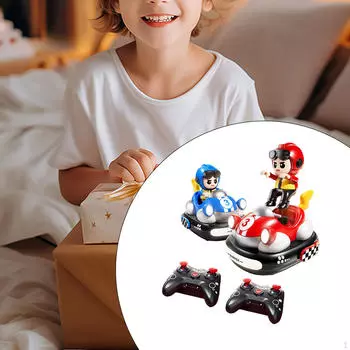 Симпатичные RC Cars Cartoon Car Battle Race Set Remote Control для подростков 2Pcs