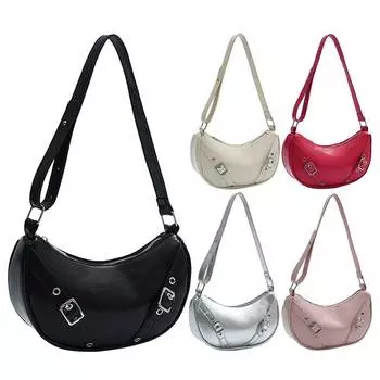 Симпатичные сумки-кошельки для женщин, сумка через плечо, роскошные сумки, эстетический клатч, гранж-сумка Y2K, модная женская сумка 2024 года, ручная сумка чёрный