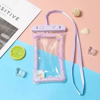 Симпатичные водонепроницаемые сумки для телефонов с подушками безопасности, сенсорные экраны, прозрачные герметичные сумки для плавания и дайвинга