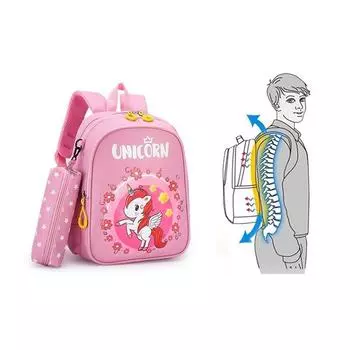 Симпатичные животные детский сад школьный ранец с пеналом детский школьный ранец