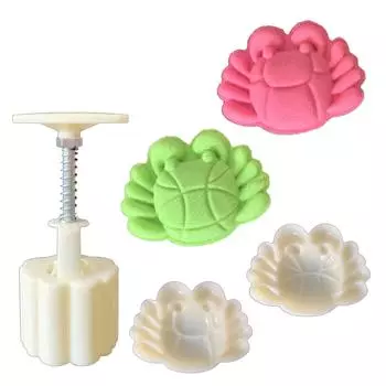 Симпатичные животные в форме лунного пряника Пресс-форма для печенья Штампы Китайские производители лунного пряника середины осени Инструмент для украшения печенья своими руками