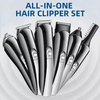 Симпатичный 2025 Новый 2025 В 1 Перезаряжаемый Триммер Для Волос Машинка Для Стрижки Волос Бритва Триммер Для Бороды Мужские Инструменты Для Укладки Бритвенный Станок United States
