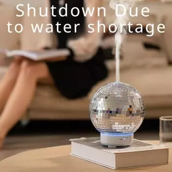 Симпатичный 2025 Новый вращающийся лазерный шар Ароматерапевтический аппарат Настольный увлажнитель Имитация сигаретного кольца Пламя Ароматерапия Машина белый