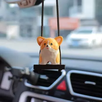 Симпатичный автомобильный кулон в виде зеркала заднего вида из смолы для украшения интерьера автомобиля Style 1