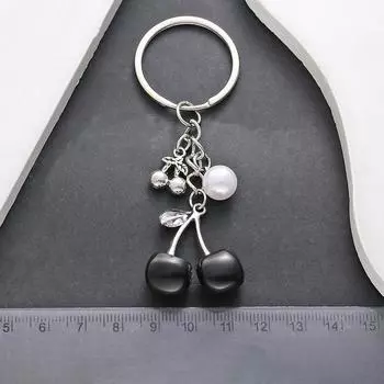 Симпатичный брелок в виде вишни, романтический брелок с имитацией фруктов для женщин и девушек, подарок на день рождения, подвеска для украшения сумки