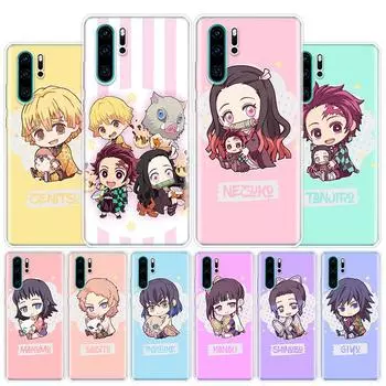 Симпатичный чехол для телефона Demon Slayer Kimetsu No Yaiba, чехол для телефона Huawei Y5 Y6 Y7 Y9S P Smart Z 2019 Honor 10 Lite 9 20 9X 8S 8X 8A Pro 7A Huawei Y5 2019