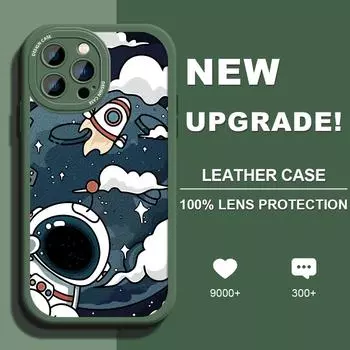 Симпатичный чехол из искусственной кожи для iPhone 14 13 12 Pro Max Samsung Galaxy S23 Ultra S20 FE M32 A13 A20S Redmi Note 10 Xiaomi Poco F3 Мягкий чехол для телефона из ТПУ iPhone 11 Pro Max белый