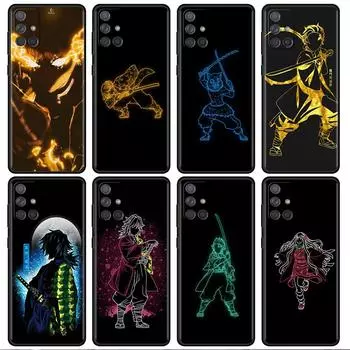 Симпатичный чехол с рисунком «Убийца демонов» в стиле аниме для Samsung Galaxy A52 A12 A51 A32 A21s A71 A32 5G A12 A22 A53 A31 A13 A72 A02s A41, чехол для телефона Samsung A52 4G(5G)