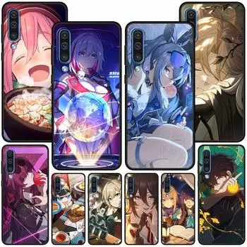 Симпатичный чехол со звездочкой для Samsung Galaxy A50 A30s A10 A70 A10s A30 A20s A50s A04 A03s A71 A04s A03, черный силиконовый мягкий чехол для телефона Samsung A03