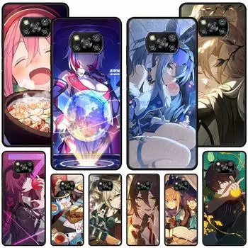 Симпатичный чехол Star Rail для Xiaomi Poco X3 NFC X5 F3 M5s M4 M3 M2 Pro, черный чехол из ТПУ для мобильного телефона, мягкий бампер Xiaomi Poco F3