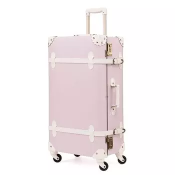 Симпатичный чемодан, классический чемодан, чемодан, чехол для переноски, милый, для девочек и женщин, размер S [urecity] Ручная кладь (Светло-фиолетовый, (34 л/ручная кладь))