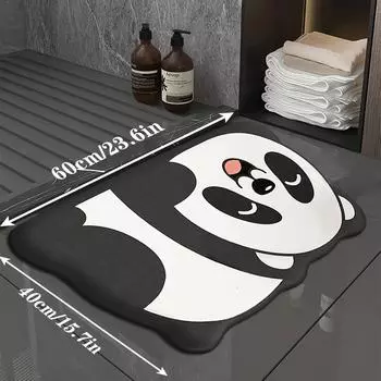 Симпатичный коралловый бархатный утолщенный нескользящий коврик для ванной комнаты декоративный коврик с защитой от пятен впитывающий коврик для пола коврик для входной двери 40cm x 60cm