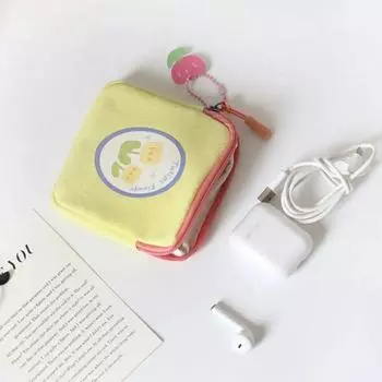 Симпатичный кошелек для монет для девочек, весна-лето, простой кошелек-тюльпан, женская сумка для хранения салфеток, студенческая простая сумка для мелких предметов, кошельки для монет розовый