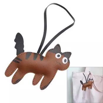 Симпатичный кот из искусственной кожи, рюкзак, стильная сумка, подвеска, текстура ПУ, подходит для молодых женщин и студентов, подарок разноцветный