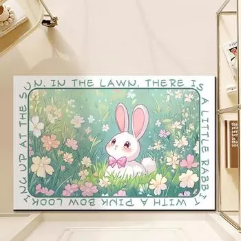 Симпатичный коврик для ванной комнаты с диатомовой грязью, абсорбирующий коврик для ног, коврик для унитаза, мытье воды между ковриками, абсорбирующий нескользящий 40 * 60CM diatom mud