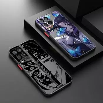 Симпатичный матовый полупрозрачный чехол для телефона Demon Slayer для OPPO Realme Q5 C55 C33 C30S C31 C25Y S C21Y C20A C15 C11 Realme C2