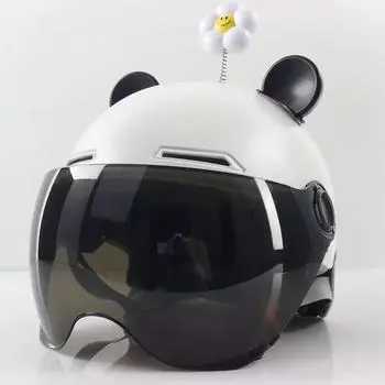 Симпатичный мотоциклетный полушлем, легкий мотоциклетный шлем, винтажный шлем, универсальный, всесезонный, сертифицированный, взрослый, защитные шлемы