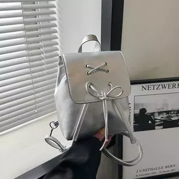 Симпатичный рюкзак, женская сумка 2024 года, новый школьный рюкзак в стиле колледжа, вместительный школьный рюкзак для студентов колледжей и студентов чёрный