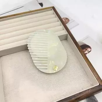 Simple Acetate Makeup Mirror Mini multifunctional Mirror comb Thickened Anti static Hair comb Travel