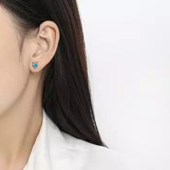 Simple and Compact Deer Antler Earrings Ear Pin Korean Version of Elk Earrings