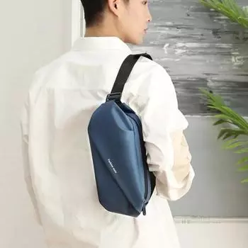 Простая и элегантная мужская сумка через плечо, сумки для отдыха, эстетичные сумки через плечо, прочная нейлоновая поясная сумка, небольшой дизайн