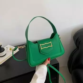 Simple and fashionable crescent moon saddle bag women s 2024 popular new autumn foreign style ins shoulder armpit bag women s bag чёрный