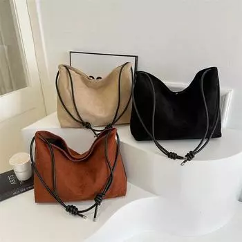 Simple and Fashionable Large Capacity Tote Bag Spring New Popular Shoulder Bag Commuting Bag Student Tote Bag