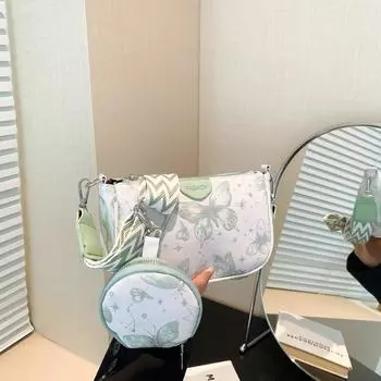 Simple and fashionable niche bag women s new trend messenger bag this year, fashionable one-shoulder underarm bag, small bag for work чёрный