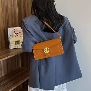 Simple and fashionable small bag women s 2024 personalized foreign solid color shoulder bag fashion trend oblique span women s small square bag хаки