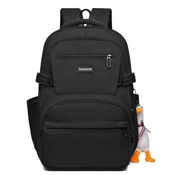 Simple and versatile backpack New large-capacity computer backpack Lightweight student schoolbag Leisure outdoor travel backpack чёрный