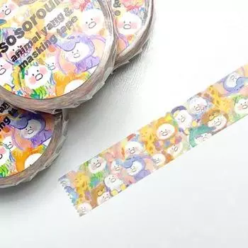 Simple_Animal Маскирующая лента для овец — популярная фраза в Корее. Simple_Animal Sheep Masking Tape