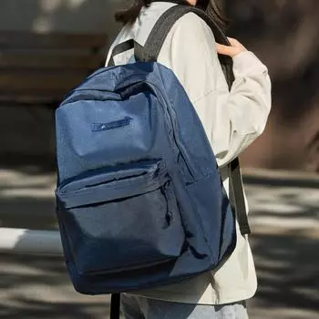Simple Backpack Female Travel Backpack Male High School Students Canvas Backpack Trend 16
