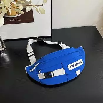 Простая повседневная сумка 2024 года, летняя новая ретро-сумка японского бренда, модная поясная сумка Harajuku, простая модная нагрудная сумка для женщин