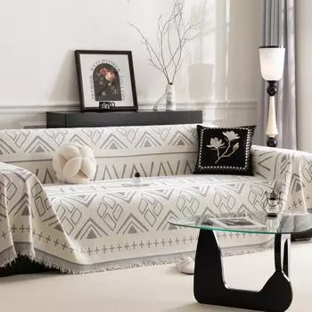 Простое полотенце для дивана из шенилла, универсальный чехол для дивана на все времена года, новый универсальный чехол-одеяло с защитой от царапин от кошек 180*130cm