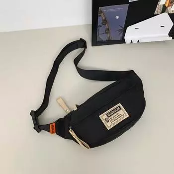 Simple Crossbody Chest Bag Nylon Shoulder Bags Chest Bags Waist Bag Unisex