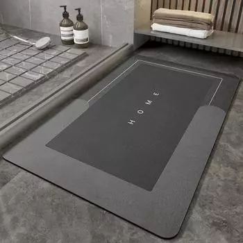 Simple Diatom Mud-style Floor Mat for Home Bathroom Floor Mat for Entrance Entrance Door Mat for Toilet Door Foot Mat 50 * 80Cm