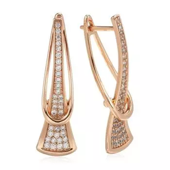 Simple Earrings Micro-inlaid Zircon Earrings