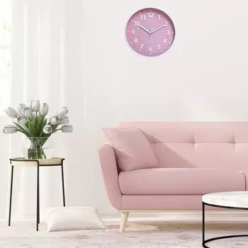 Simple Fashion Wall Hanging Clock Stereo Silence Travel Time Accurate Wall-mounted Clock for Children s Study Wall Decoration синий