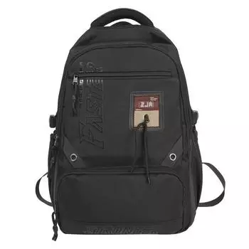 Simple Large Capacity Backpack With Letter Print Designs For High Student School