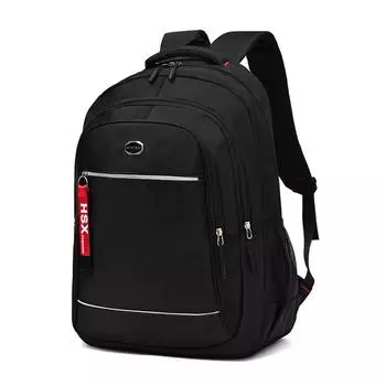 Simple Letter Decoration Men Large Capacity Backpack For Business And Commuting