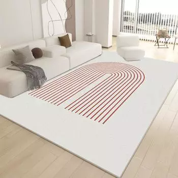 Simple Line Crystal Pile Carpet Гостиная Спальня Семейный Домашний Декор Гардероб Грязеустойчивые Коврики 1600mm x 2300mm