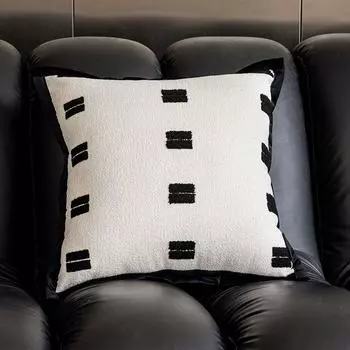 Simple Modern Pillow Accessible Luxury Fancy Back Cushion Scandinavian Fabric Bed Living Room Sofa Pillow Cases Back Cushion with Core Small Ideas 30x 50cm (pillowcase only)