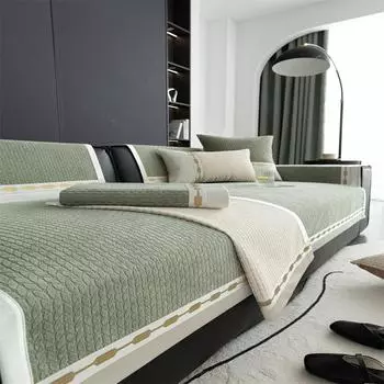 Simple Modern Sofa Cushion Four Seasons Universal Non-slip Ins Sofa Cover Cloth Towel Sofa Cover Cushion 70x70cm