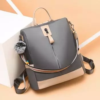 Простой монохромный рюкзак большой емкости многофункциональный рюкзак модный индивидуальный продвинутый