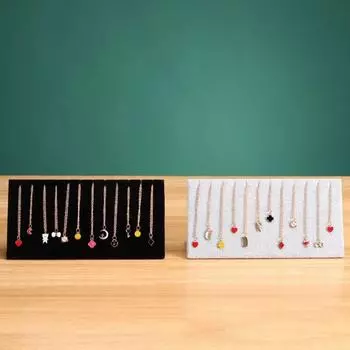 Simple Necklace Display Stand Creative Jewelry Show Rack Versatile Earring Display Board Chain чёрный