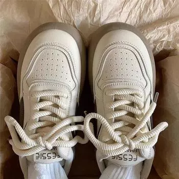 Simple retro platform ins German training shoes women s 2024 new winter explosion lightweight student American casual board shoes 35 чёрный