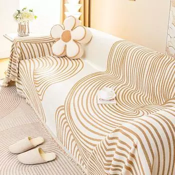 Simple Style Four Seasons Universal Chenille Fuka Sofa Towel All-Inclusive Universal One Piece Sofa Cover Antistick Wool 180*130cm
