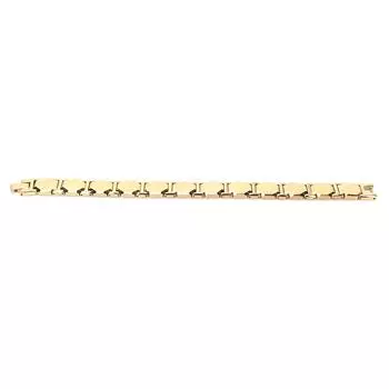 Simple Stylish Titanium Steel Magnet Therapy Bracelet Men Women Magnetic Bracelet Gold