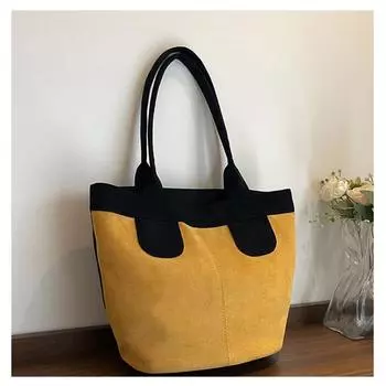 Simple texture solid color spring and summer new versatile shoulder underarm bag tote bag leisure bag
