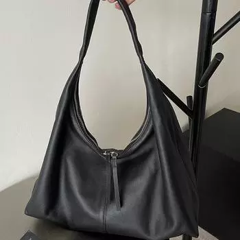 Simple Underarm Bag, High-end Texture, Niche Work Commuting, Large-capacity Leather Versatile Shoulder Bag for Women